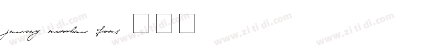 Jersey Number Font字体转换